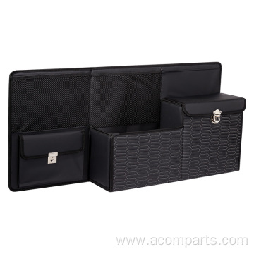 Car Hanging Foldable Leather Car Trunk Organizer Box